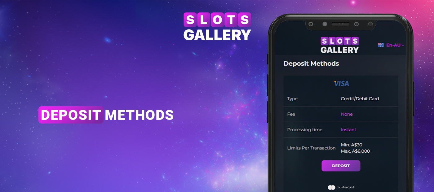 How to deposit to play at Slots Gallery 2024 online casino
