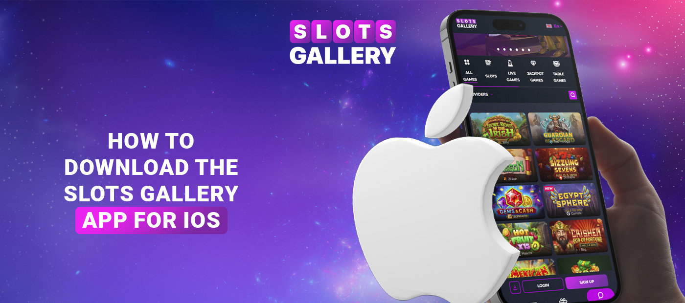 Slots Gallery mobile application for IOS devices
