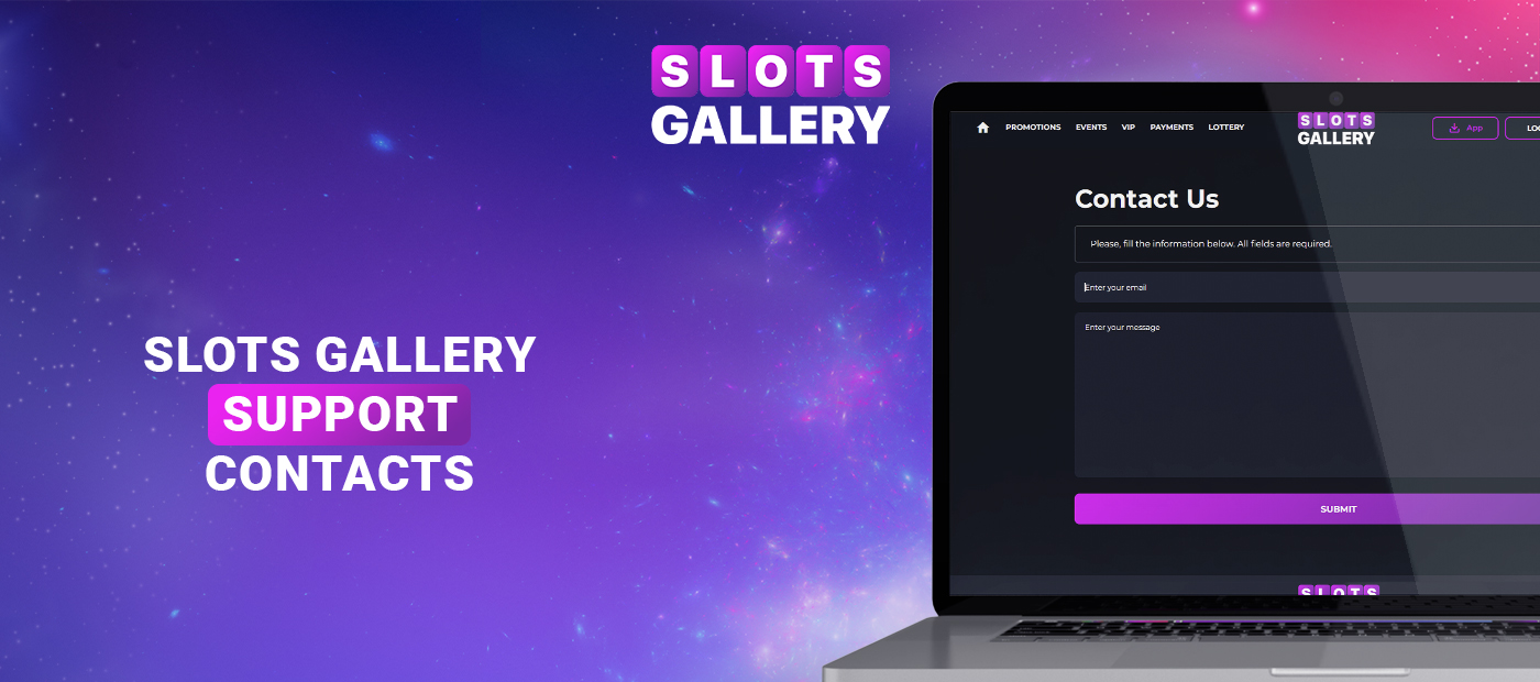 Slots Gallery support contacts for Australian users
