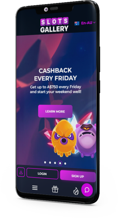 Slots Gallery Mobile App Screenshot
